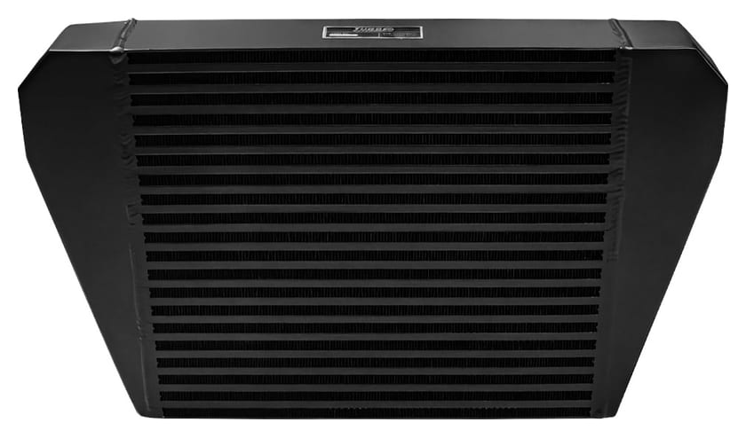 Intercooler TurboWorks 400x350x76 tylny Czarny