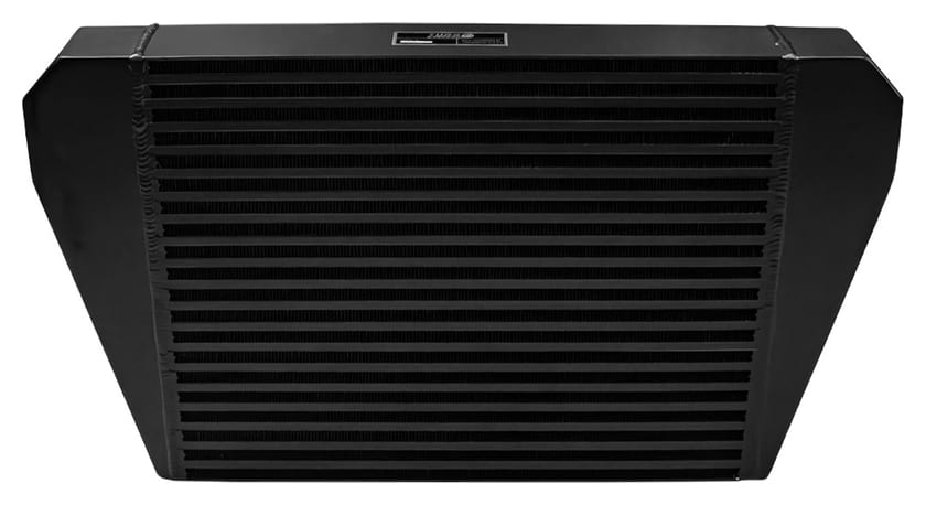 Intercooler TurboWorks 450x350x76 tylny Czarny