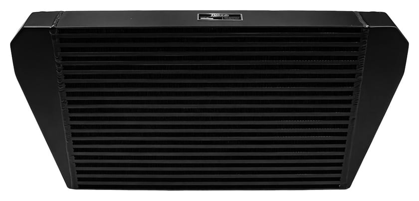 Intercooler TurboWorks 550x350x76 tylny Czarny
