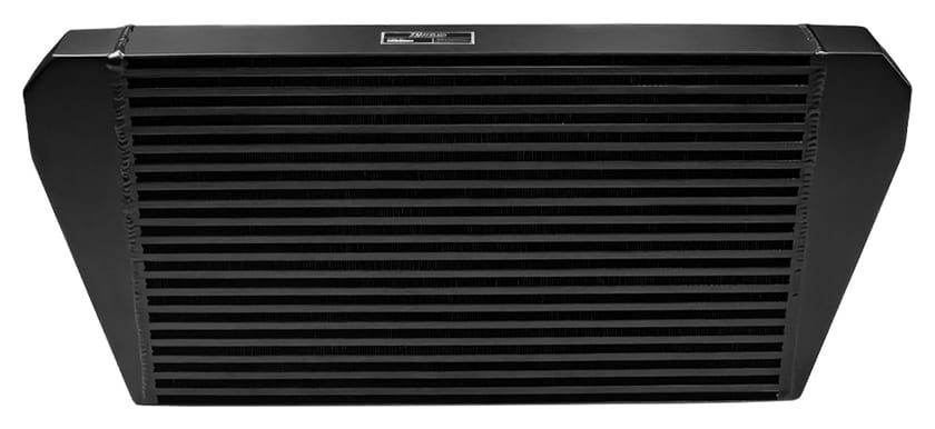 Intercooler TurboWorks 600x350x76 tylny Czarny