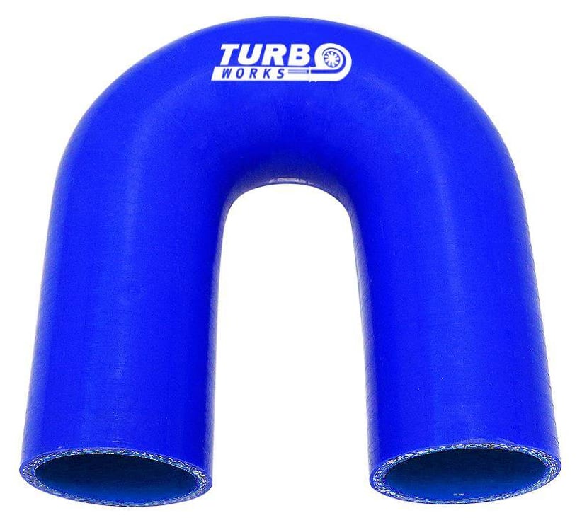 Kolanko 180st TurboWorks Blue 76mm