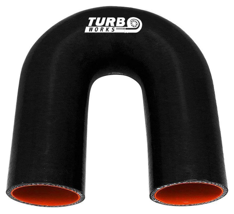 Kolanko 180st TurboWorks Pro Black 25mm