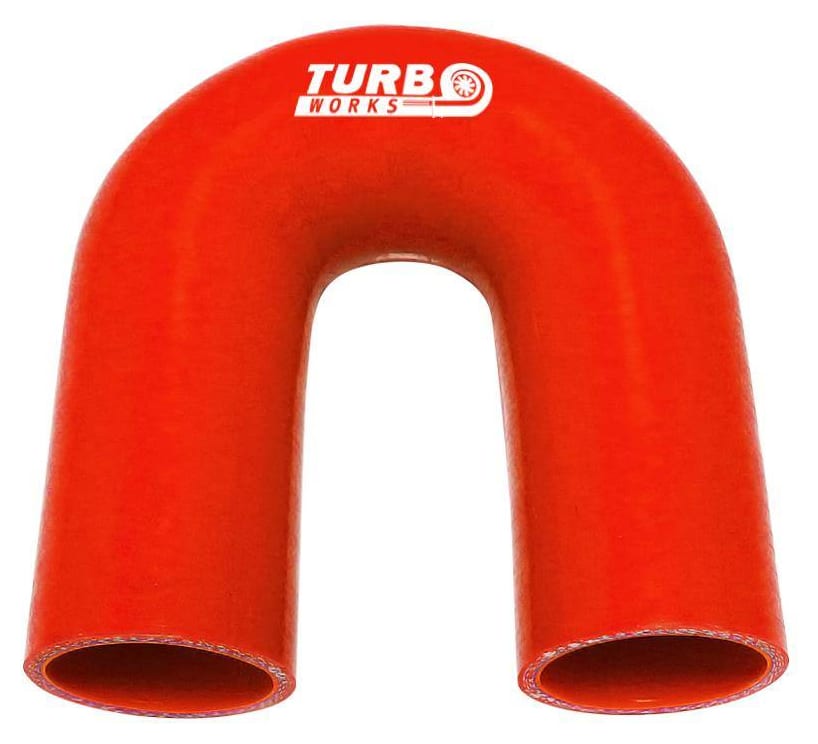 Kolanko 180st TurboWorks Red 51mm