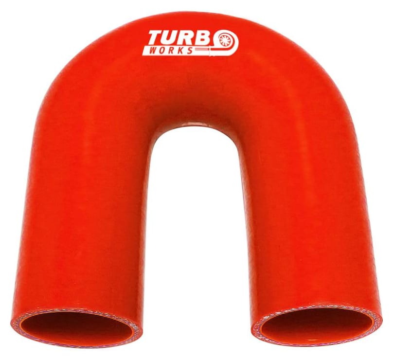 Kolanko 180st TurboWorks Red 70mm