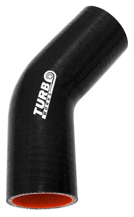 Kolanko 45st TurboWorks Pro Black 102mm