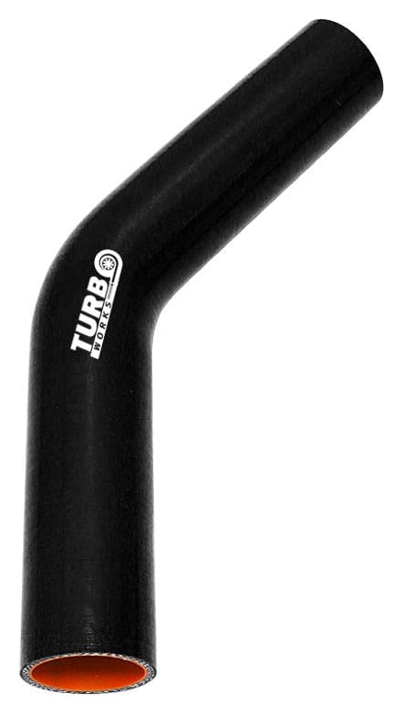 Kolanko 45st TurboWorks Pro Black 15mm XL