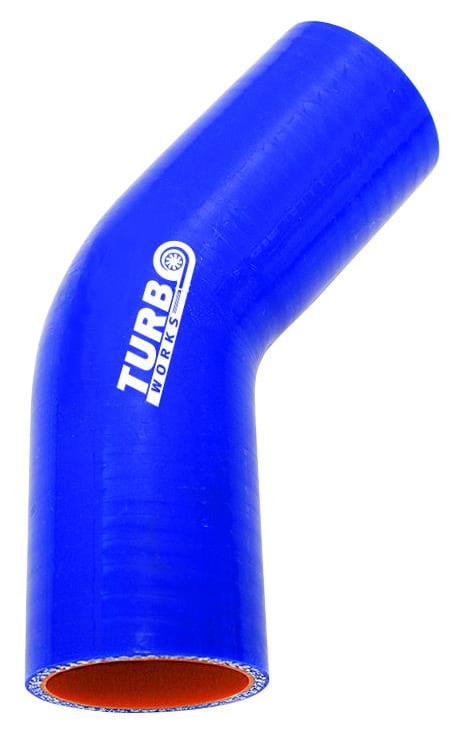Kolanko 45st TurboWorks Pro Blue 76mm
