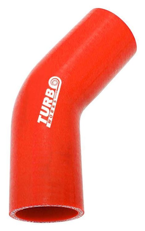 Kolanko 45st TurboWorks Red 102mm