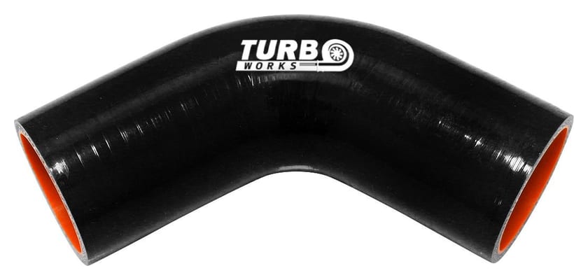 Kolanko 67st TurboWorks Pro Black 40mm
