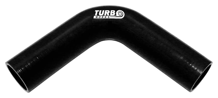 Kolanko 90st TurboWorks Black 25mm XL