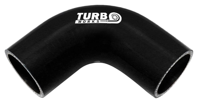 Kolanko 90st TurboWorks Black 67mm