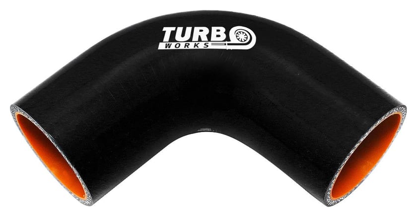 Kolanko 90st TurboWorks Pro Black 35mm