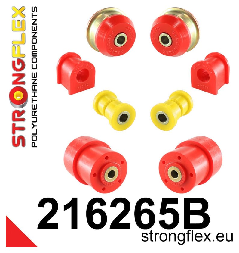 Zestaw przedniego zawieszenia i tylnej belki — Toyota Corolla IX (01-07) E120 E130
