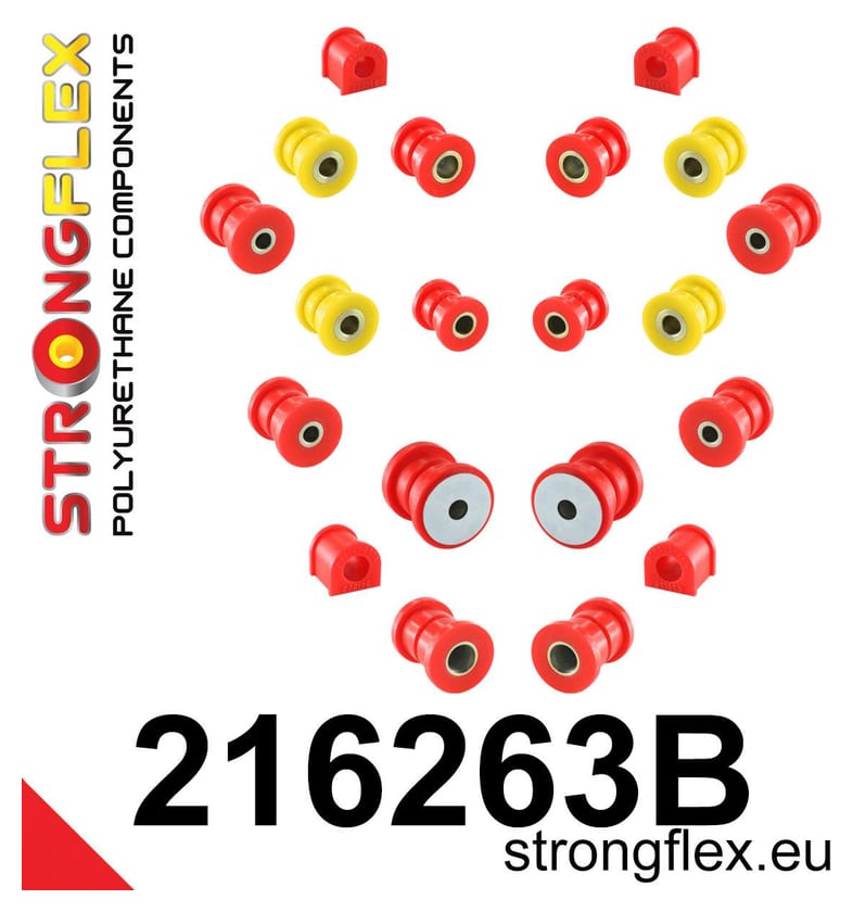 Kompletny zestaw zawieszenia — Toyota Celica V (89-93) T180 FWD AT180 ST182 ST183 ST184