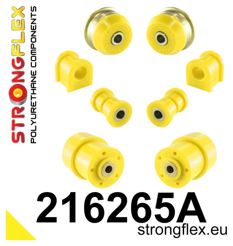 Zestaw przedniego zawieszenia i tylnej belki SPORT — Toyota Corolla IX (01-07) E120 E130