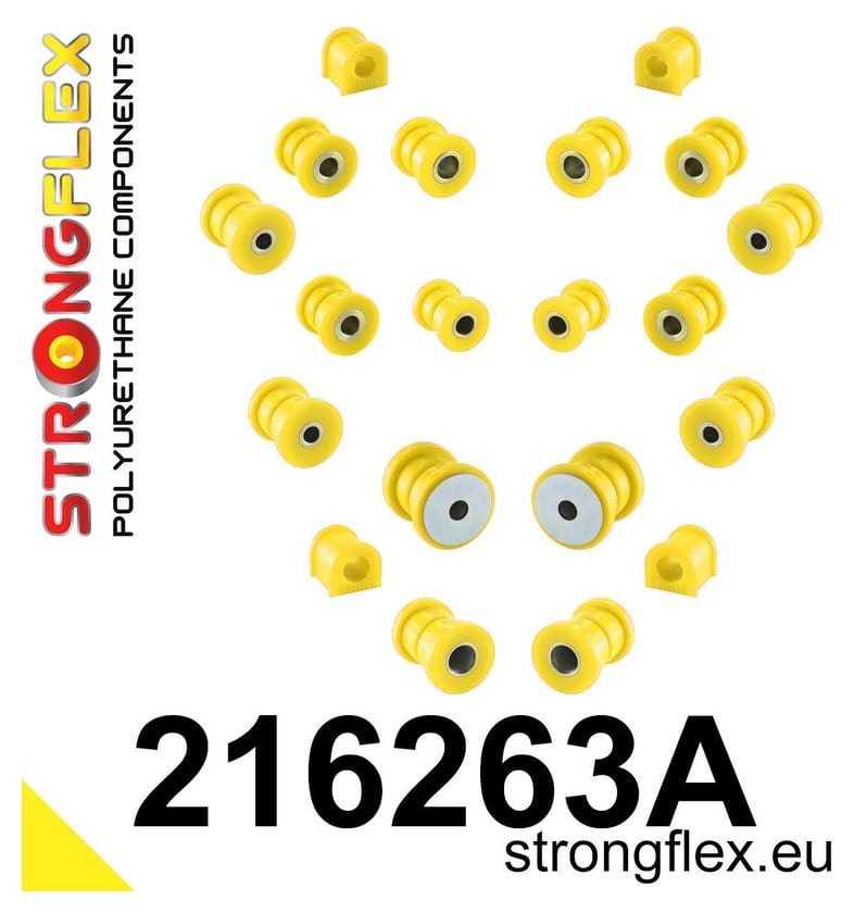 Kompletny zestaw zawieszenia SPORT — Toyota Celica V (89-93) T180 FWD AT180 ST182 ST183 ST184