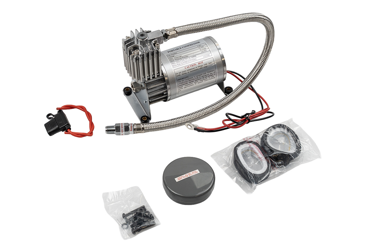 Kompresor powietrza 12V 150PSI/10,3 bar Silver