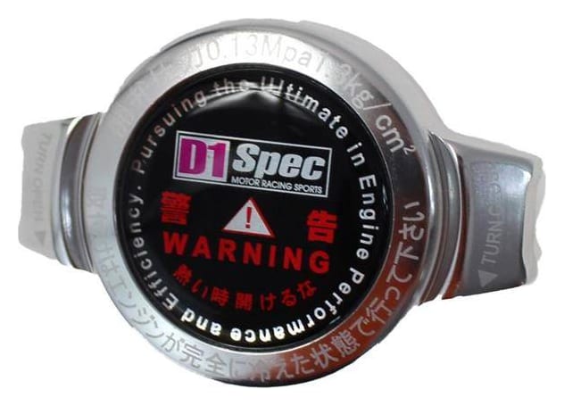 Korek wlewu chłodnicy D1Spec 28mm 1.3 Bar Srebrny