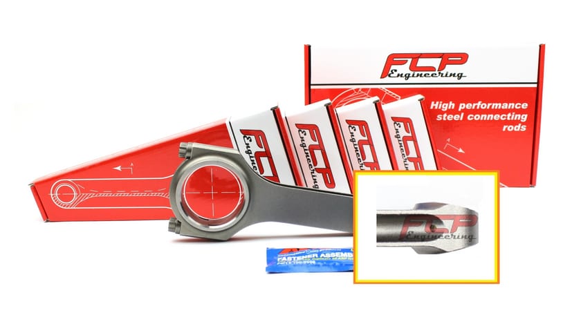Kute korbowody Audi S3 / TTS VW Golf R 2.0 TFSI EA113 144mm/22mm H-beam, tłoki OEM FCP