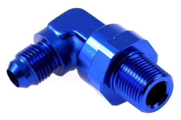 Łącznik męsko-męski 90° AN4-1/8NPT
