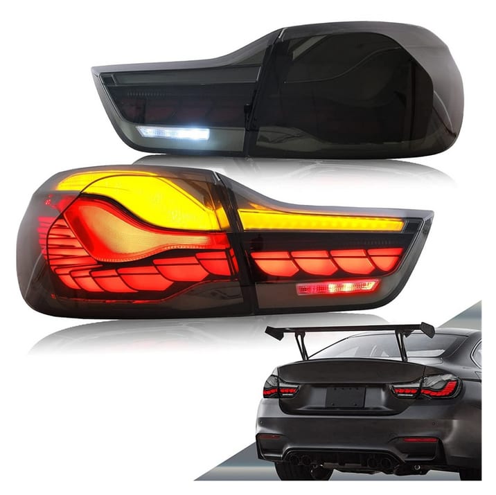 Lampy BMW 4 F32 F82 F33 F83 Tył Dynamic LED Smoke