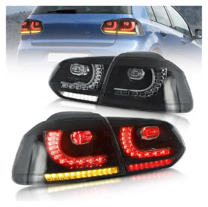 Lampy Volkswagen Golf VI Tył Dynamic LED Smoke