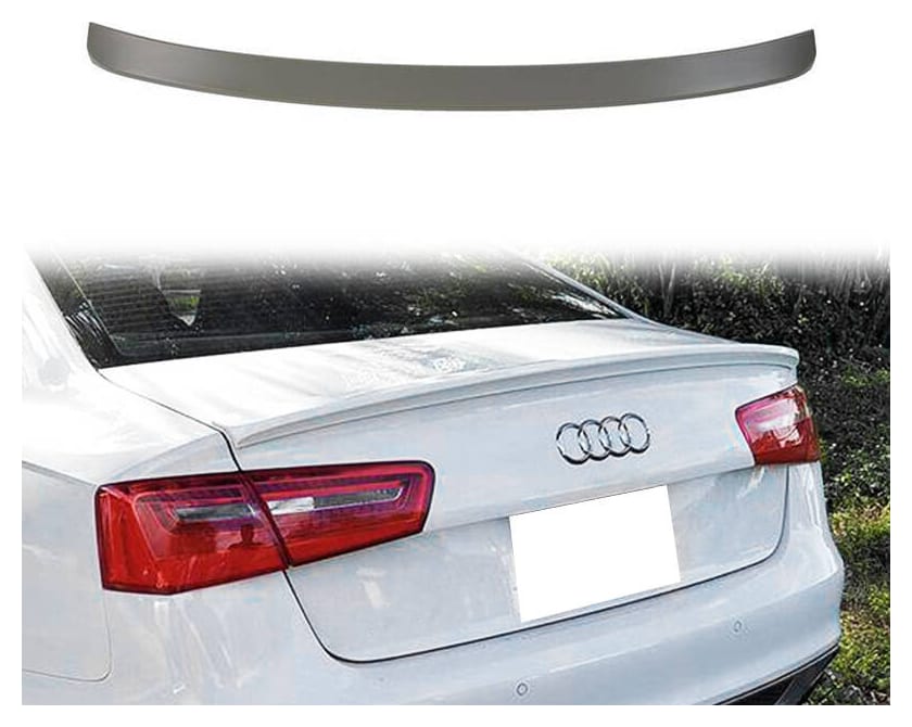 Lotka Lip Spoiler - Audi A6 C7 14+ OEM Style 4D (ABS)