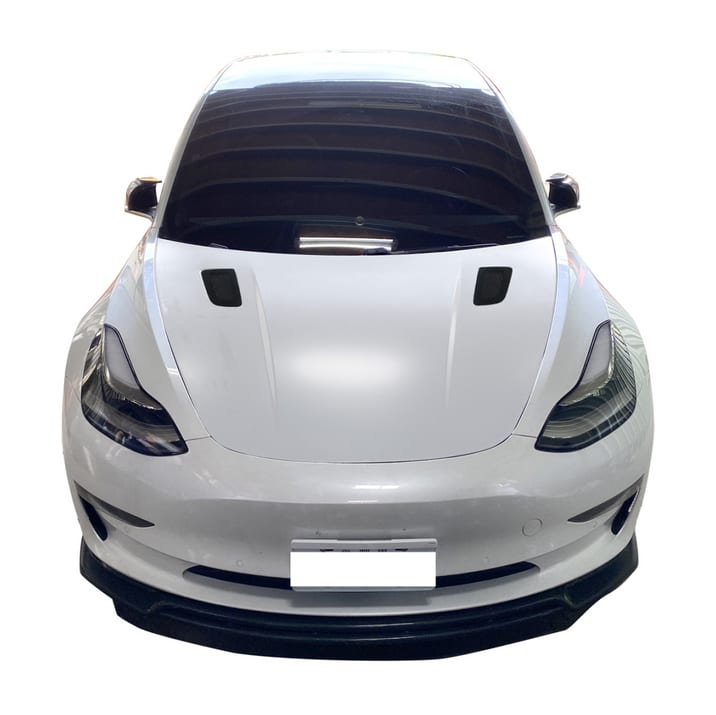 Maska Tesla Model 3 z wlotem Aluminium