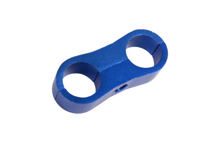 Mocowanie uchwyt przewodów 11mm podwójne aluminium