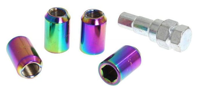 Nakrętki Alu M12x1,25 Neochrome Przelotowe