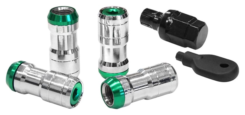 Nakrętki Epman Performance M12x1,5 Zielone zabezpieczające