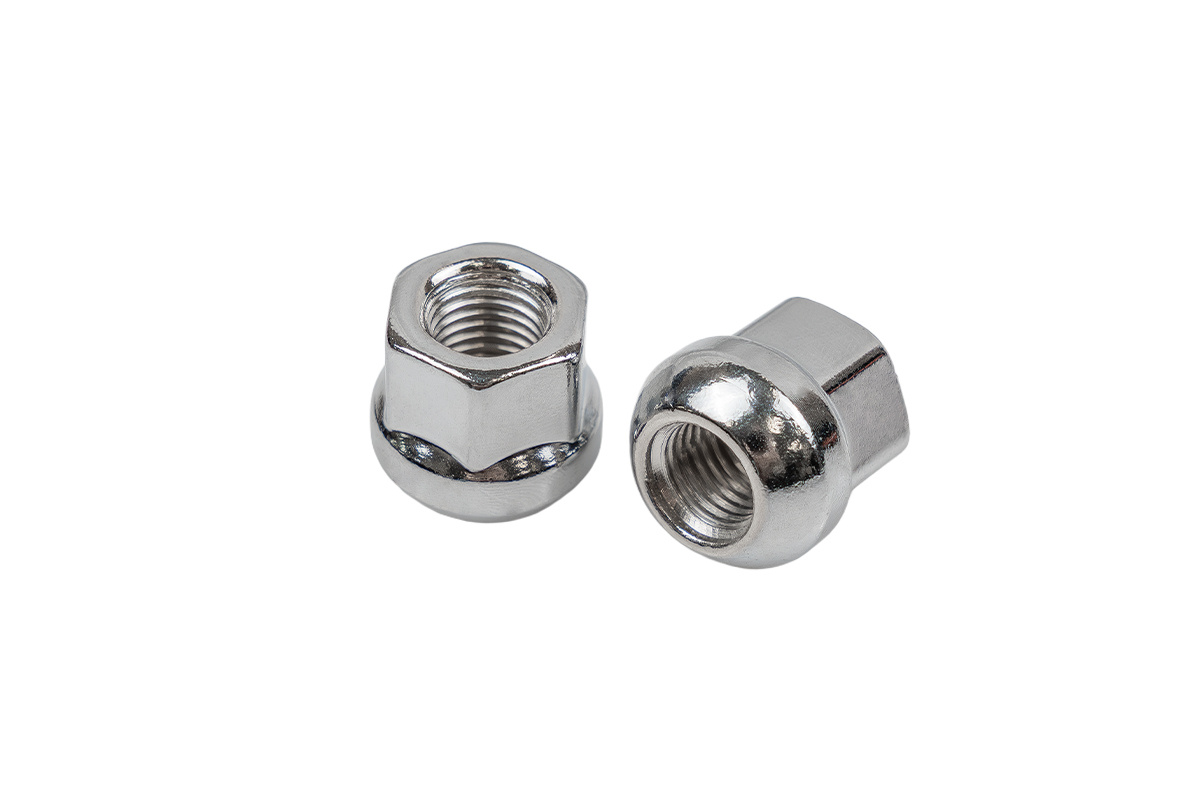 Nakrętki Stal M12x1,5 21mm Kula Hex kl.19 przelotowa