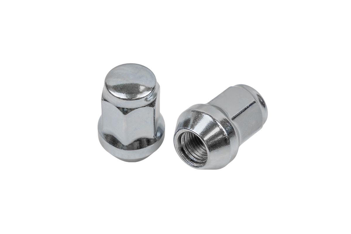 Nakrętki Stal M12x1,5 25mm Stożek kl.19 przelotowa