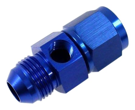 Nypel żeńsko-męski AN4 z wejściem na czujnik 1/8NPT