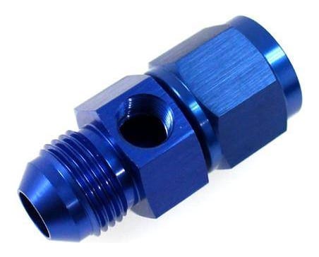 Nypel żeńsko-męski AN8 z wejściem na czujnik 1/8NPT