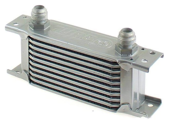 Chłodnica oleju TurboWorks Slim Line 10-rzędowa 140x75x50 AN10 Silver