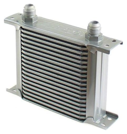 Chłodnica oleju TurboWorks Slim Line 19-rzędowa 140x150x50 AN8 Silver