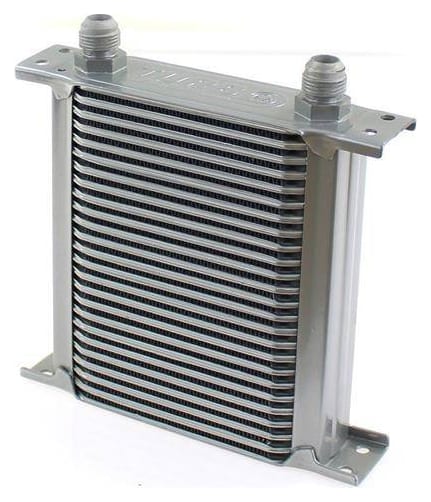 Chłodnica oleju TurboWorks Slim Line 25-rzędowa 140x195x50 AN10 Silver