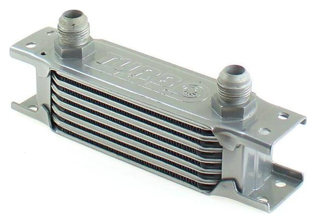 Chłodnica oleju TurboWorks Slim Line 7-rzędowa 140x50x50 AN8 Silver