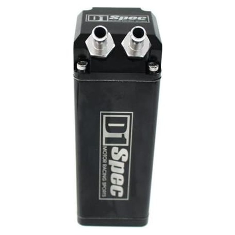Oil Catch Tank D1Spec 0.48L 15mm Black Square