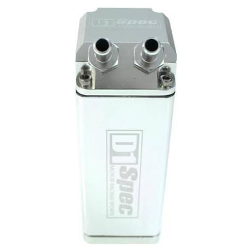 Oil Catch Tank D1Spec 0.48L 15mm Silver Square