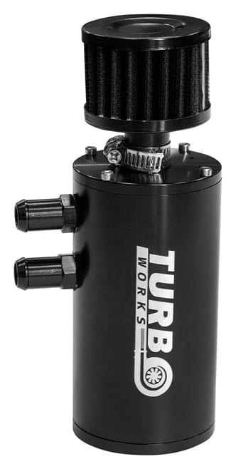 Oil Catch Tank TurboWorks 0.3L 12mm/15mm Black