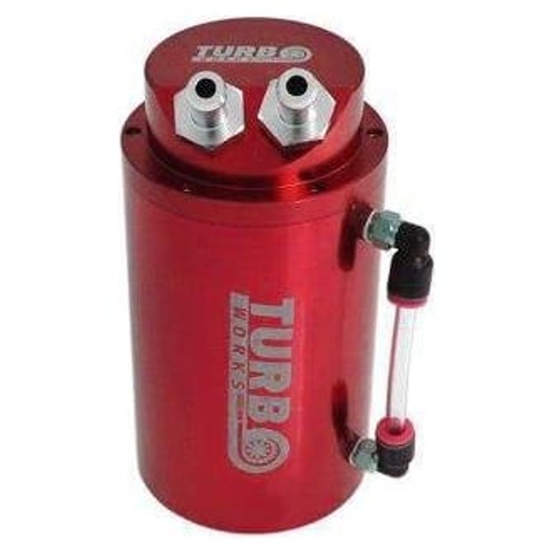Oil Catch Tank TurboWorks 0,7L 10mm Red