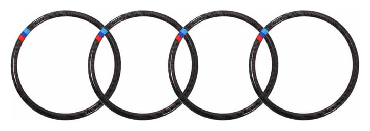 Okleina carbonowa głośników bocznych BMW F30 F34