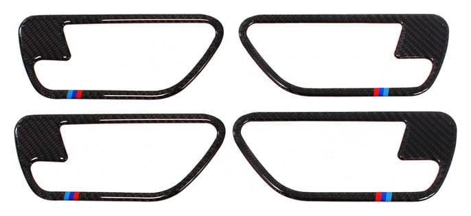 Okleina carbonowa ramki klamek drzwi BMW F30 F34