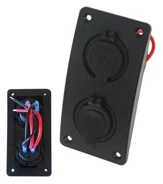 Panel podwójny 1xUSB 3.1A, 1xZ
