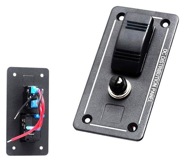 Panel przełączników ALU, ON-OFFx1, 1BA 10A