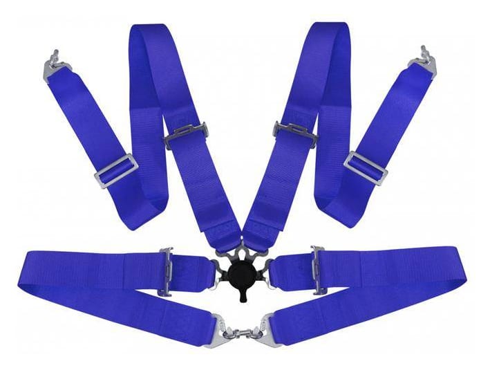 Pasy sportowe 4p 3" Niebieskie - Quick