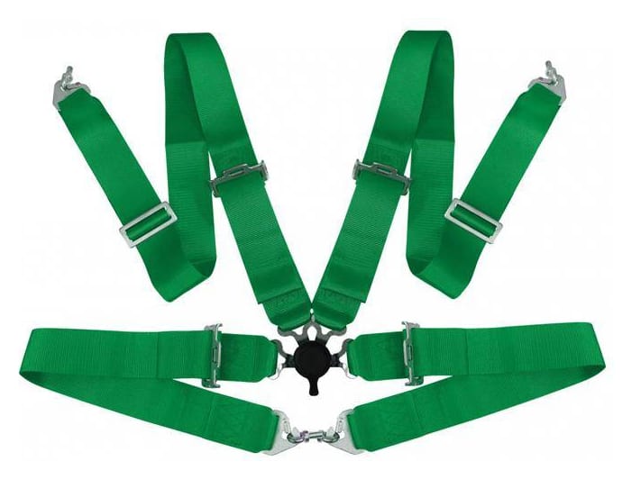 Pasy sportowe 4p 3" Zielone - Quick