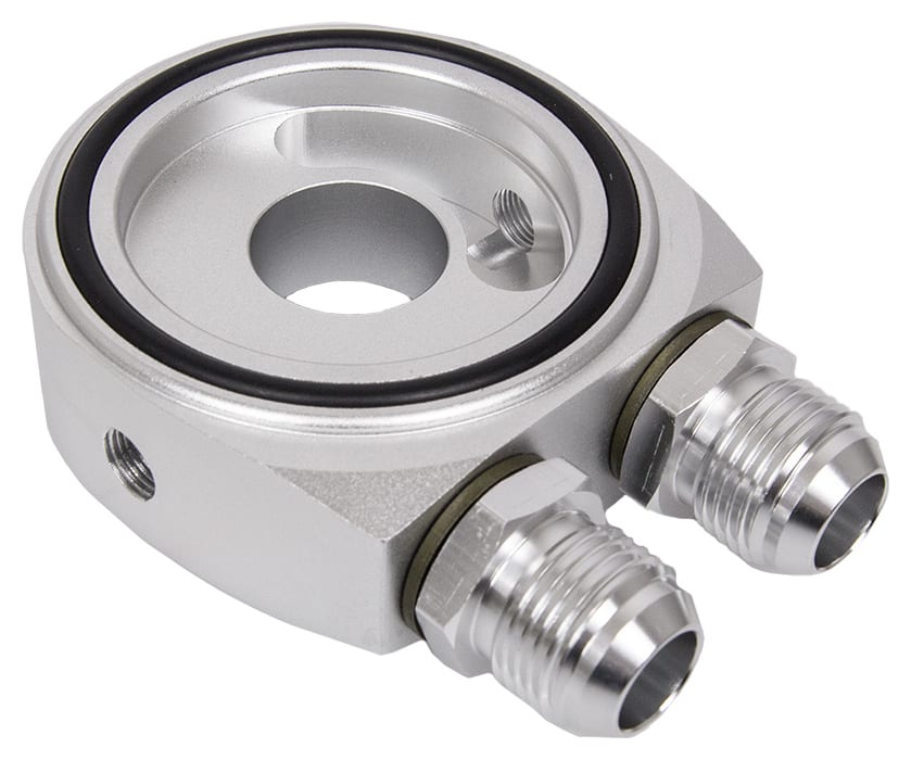Podstawka pod filtr Oleju TurboWorks AN10 Srebrna
